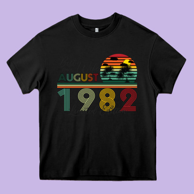 Best Wife Since August 1982 Limited Edition Heavy Core Tee Designed By Bettercallsaul