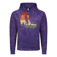 Cloud Purple Retro Rock Climbing Vintage Climber Vintage Hoodie - longCreatives