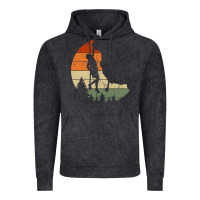 Vintage Black Retro Rock Climbing Vintage Climber Vintage Hoodie - longCreatives