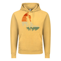 Vintage Mustard Retro Rock Climbing Vintage Climber Vintage Hoodie - longCreatives