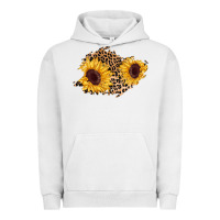 Pigment Lunar Rock sunflower leopard patch Urban Hoodie - AdoDesignShop