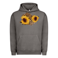 Pigment Tornado sunflower leopard patch Urban Hoodie - AdoDesignShop