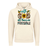 Vintage Artic with god all things are possible Vintage Hoodie - OliviaCreatesArt