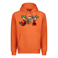Carrot Joy Longhorn Premium Hoodie - CowhideDigitalArt