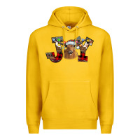 Lemon Joy Longhorn Premium Hoodie - CowhideDigitalArt