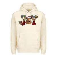 Sandshell Joy Longhorn Premium Hoodie - CowhideDigitalArt