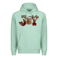 Seafoam Joy Longhorn Premium Hoodie - CowhideDigitalArt