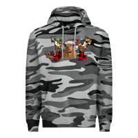 Slate Camo Joy Longhorn Premium Hoodie - CowhideDigitalArt