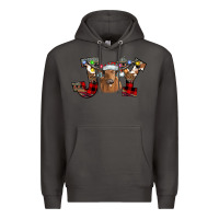 Smoke Joy Longhorn Premium Hoodie - CowhideDigitalArt