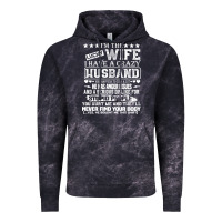 Cloud Black i am a lucky wife i have a crazy husband valentine gift Vintage Hoodie - longCreatives