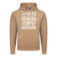 Vintage Coffee i am a lucky wife i have a crazy husband valentine gift Vintage Hoodie - longCreatives