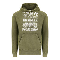 I Am A Lucky Wife I Have A Crazy Husband Valentine Gift Vintage Hoodie | Teevron