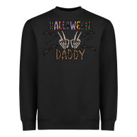 Black halloween daddy Heavyweight Sweatshirt - CowhideDigitalArt