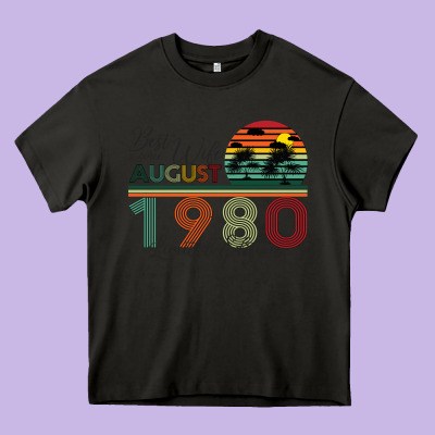 Best Wife Since August 1980 Limited Edition Heavy Core Tee Designed By Bettercallsaul