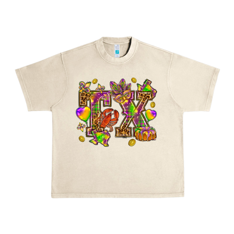 Texas Mardi Gras Urban Heavy Tee by HowdyJamesFarm | Teevron