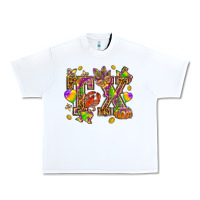 White Texas Mardi Gras Urban Heavy Tee - HowdyJamesFarm