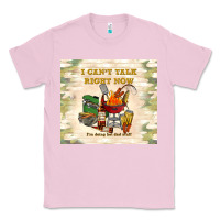 Bubblegum Pink i can't talk right now Classic Tee - TumblerDesignByShophia