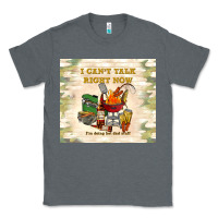Charcoal Heather i can't talk right now Classic Tee - TumblerDesignByShophia