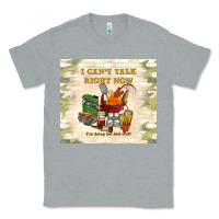 Heather Grey i can't talk right now Classic Tee - TumblerDesignByShophia
