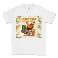 White i can't talk right now Classic Tee - TumblerDesignByShophia