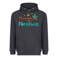 Smoke merry christmas turquoise gemstones cross Heavyweight Hoodie - BarkalooDesign
