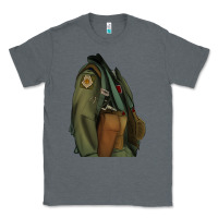 Charcoal Heather english pointer airforce Classic Tee - RanaPortraitStore