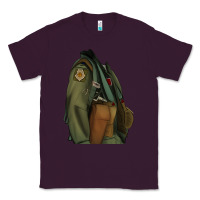 Plum english pointer airforce Classic Tee - RanaPortraitStore