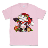 Bubblegum Pink Christmas baby cow Classic Tee - Jasminsmagicworld