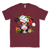 Burgundy Christmas baby cow Classic Tee - Jasminsmagicworld