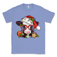 Colony Blue Christmas baby cow Classic Tee - Jasminsmagicworld