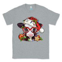 Heather Grey Christmas baby cow Classic Tee - Jasminsmagicworld