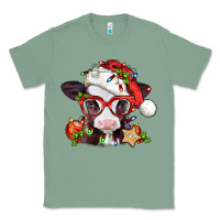 Sage Christmas baby cow Classic Tee - Jasminsmagicworld