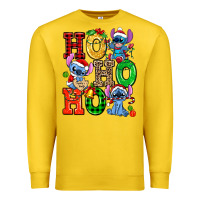Lemon ho ho ho stitch Premium Sweatshirt - AdoDesignShop