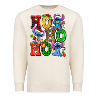 Sandshell ho ho ho stitch Premium Sweatshirt - AdoDesignShop