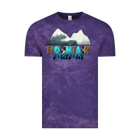 Cloud Purple Mountain Mama Vintage Tee - CowGirlArtShop