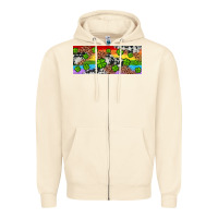 Sandshell Western St. Patrick's Day Shamrock Rainbow Zipper Hoodie - Artiststas