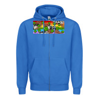 True Royal Western St. Patrick's Day Shamrock Rainbow Zipper Hoodie - Artiststas