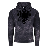 Cloud Black Albanian Flag Eagle Double Red Albania Shqipe Kosovo Vintage Hoodie - longCreatives