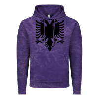 Cloud Purple Albanian Flag Eagle Double Red Albania Shqipe Kosovo Vintage Hoodie - longCreatives