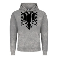 Cloud Rock Albanian Flag Eagle Double Red Albania Shqipe Kosovo Vintage Hoodie - longCreatives
