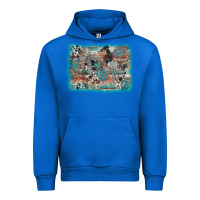 Cobalt cross western background Urban Hoodie - AdoDesignShop