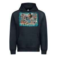 Navy cross western background Urban Hoodie - AdoDesignShop