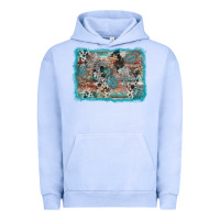 Pigment Grape Ice cross western background Urban Hoodie - AdoDesignShop