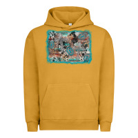Pigment Peanut Butter cross western background Urban Hoodie - AdoDesignShop