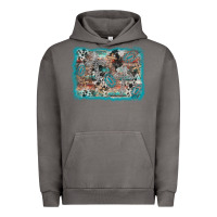 Pigment Tornado cross western background Urban Hoodie - AdoDesignShop