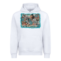 White cross western background Urban Hoodie - AdoDesignShop