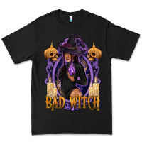 Black Bad Witch Black Woman Premium Tee - texasbilliewilder