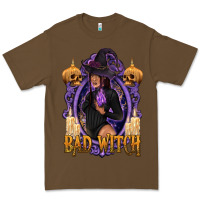 Cacao Bad Witch Black Woman Premium Tee - texasbilliewilder