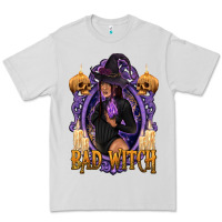 Dove Grey Bad Witch Black Woman Premium Tee - texasbilliewilder