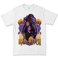 White Bad Witch Black Woman Premium Tee - texasbilliewilder